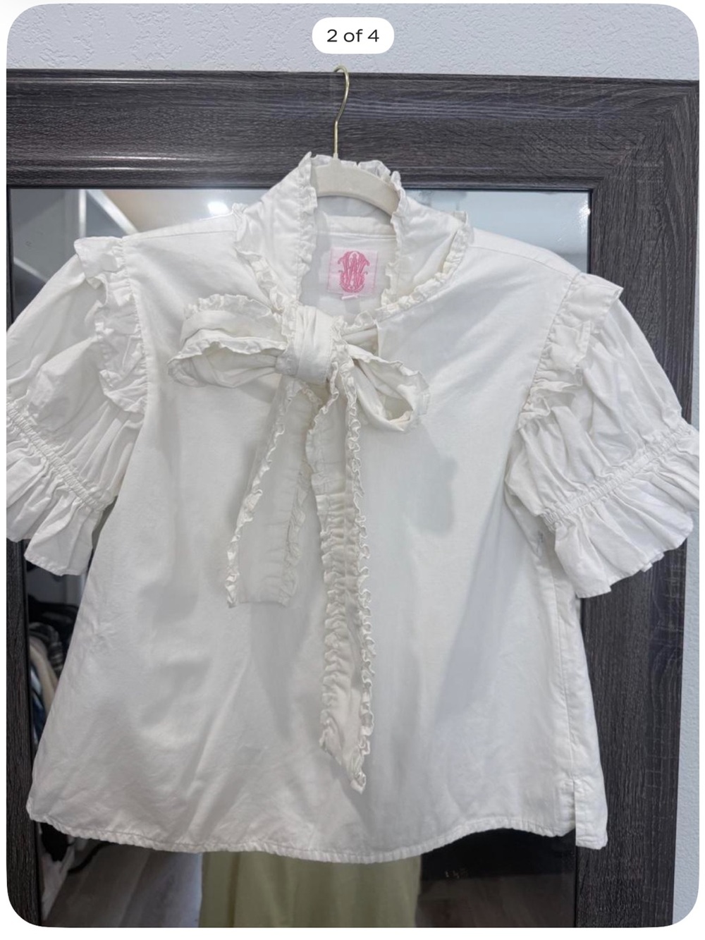 White Bow Top
